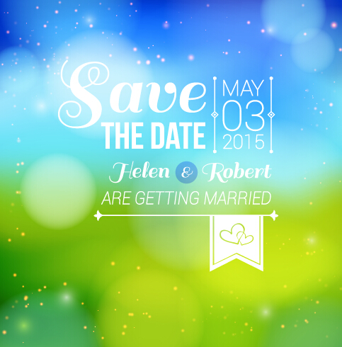 ding invitation background vector 03 Halation wedding invitation background vector 03