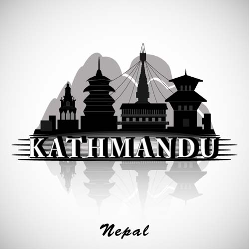 Kathmandu city background 