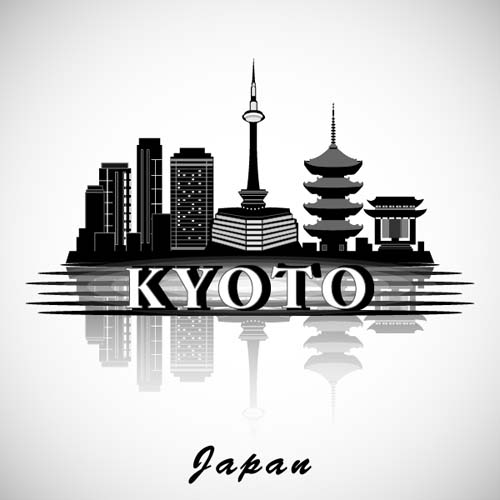 Kyoto city background 