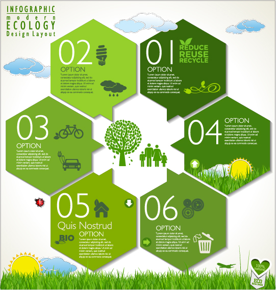 modern infographics infographic ecology 