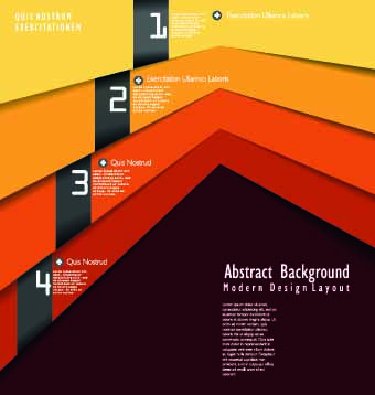 Modern number background vector 03