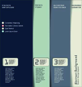Modern number background vector 05