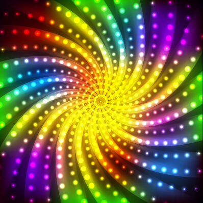 Multicolor neon effect beautiful background 02