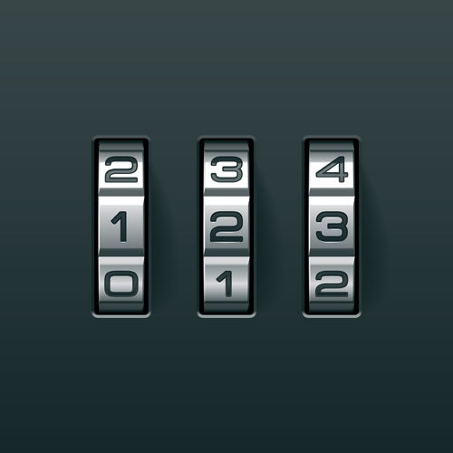 Security elements vector material 02