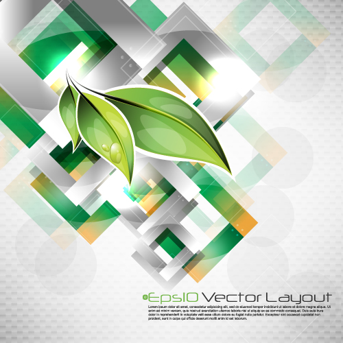 Set of ornate waves vector background 30