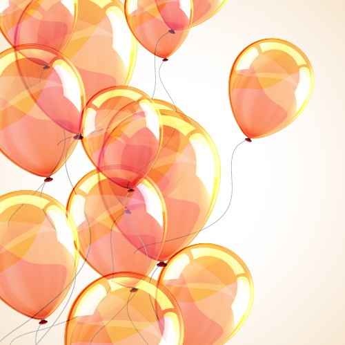vector background transparent colored balloons balloon background 