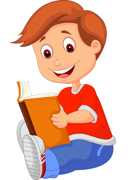 Cute children student design vector 04