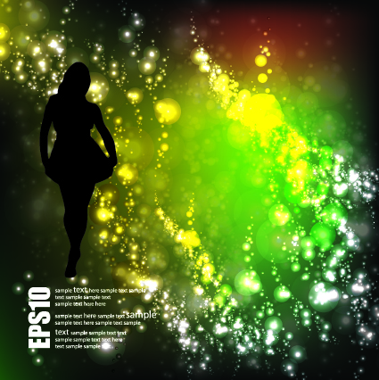 Sparkling stylish party backgrounds vector 05