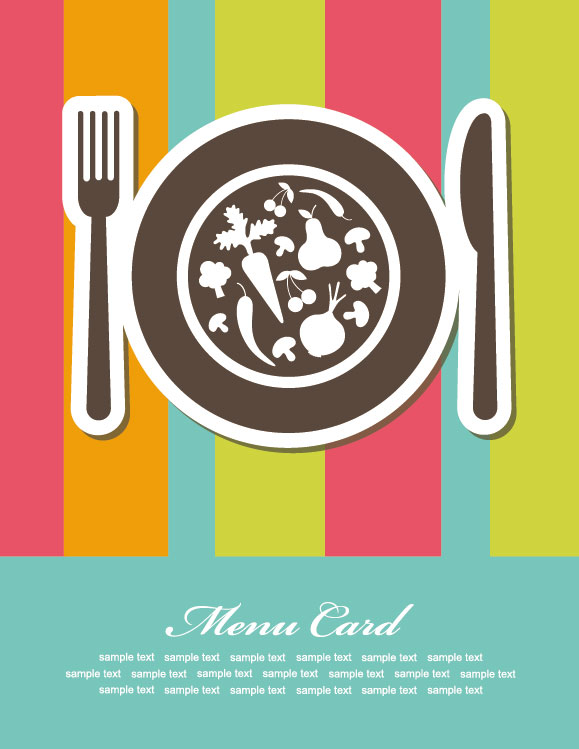 free vector cute Tableware 02