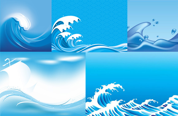 waves blue 