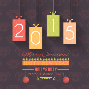 ornament new year hanging christmas background 2015 