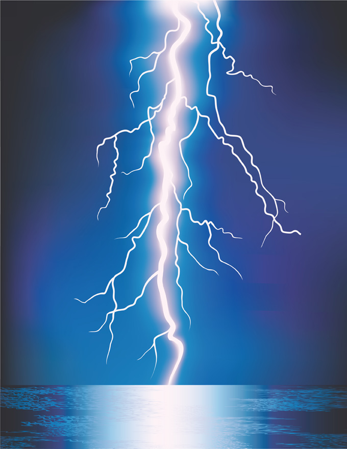 lightning bright background vector background 