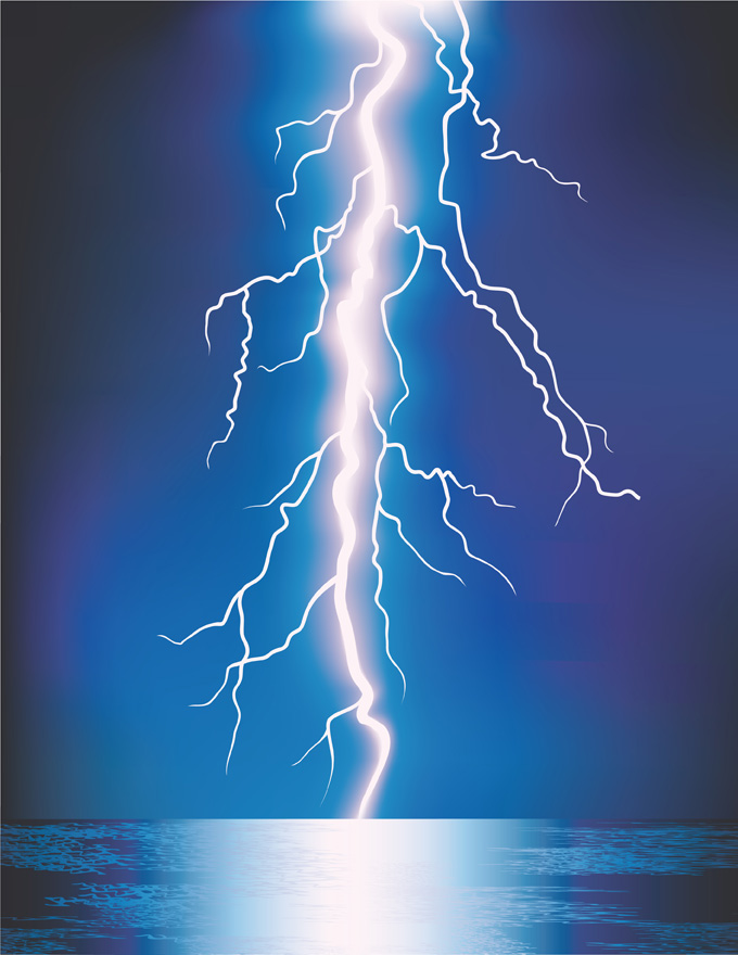 ightning background vector design 04 Bright lightning background vector design 04