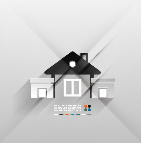 template vector template houses house building 
