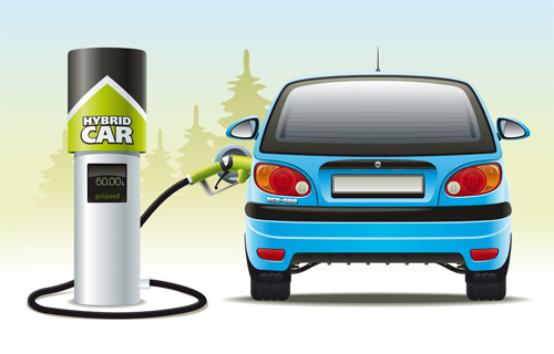 Car hybrid design elements vector 03