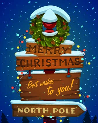 Christmas New Year vector backgrounds 01