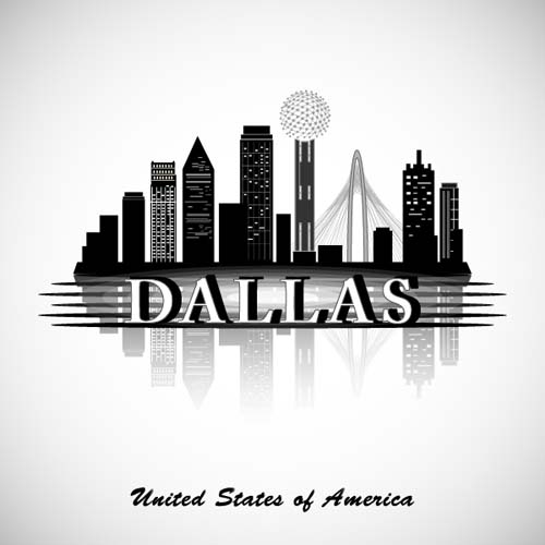 Dallas city background 