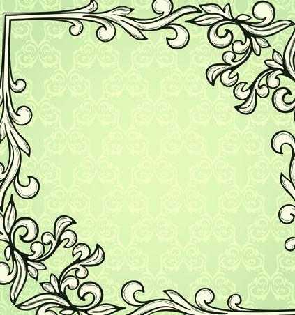 Set of Delicate frames design vector graphic 04
