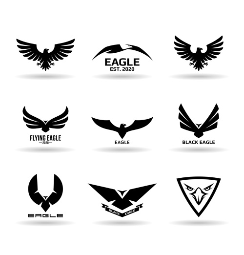 Eagles logos huge collection vectors 08 - WeLoveSoLo