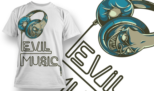 Fashion T shirt design elements set vector 04