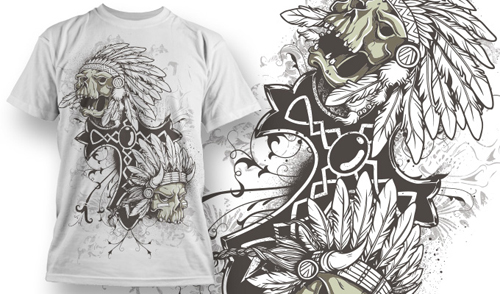 Fashion T shirt design elements set vector 07