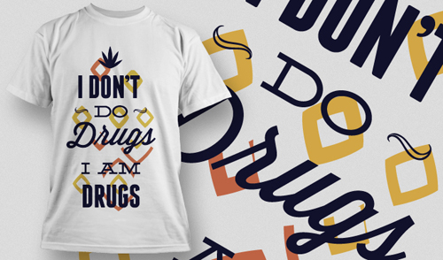 Fashion T shirt design elements set vector 12