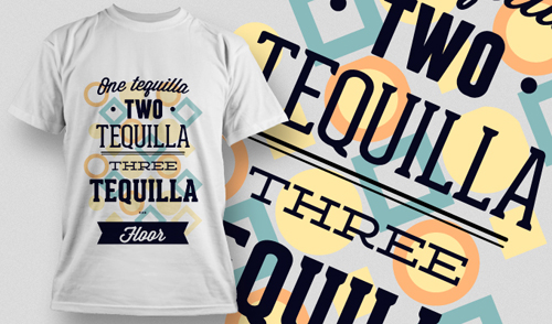Fashion T shirt design elements set vector 13
