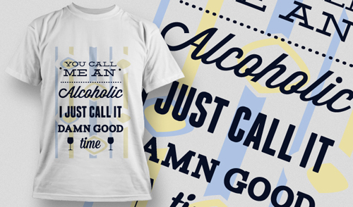 Fashion T shirt design elements set vector 14