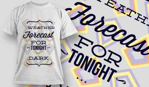 Fashion T shirt design elements set vector 17