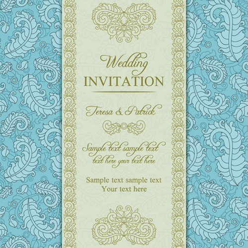 wedding ornate invitation cards invitation 