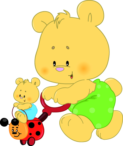 Vector Funny cartoon animal Illustration 01