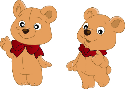 Vector Funny cartoon animal Illustration 02