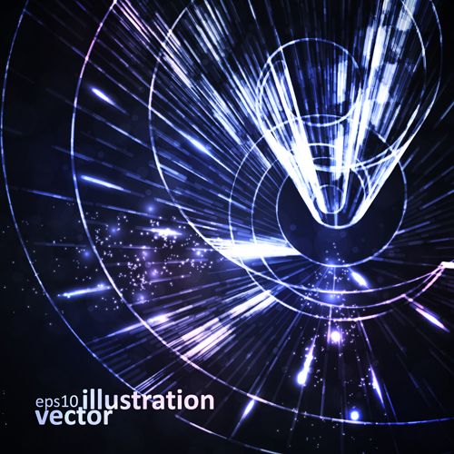 Dynamic Futuristic Backgrounds vector 03