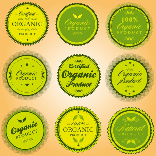 organic labels label green 