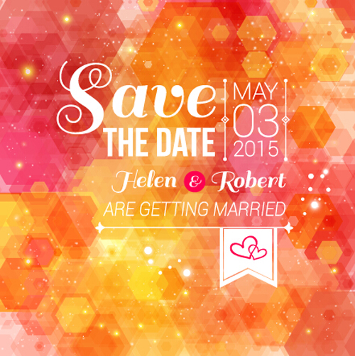 ding invitation background vector 01 Halation wedding invitation background vector 01