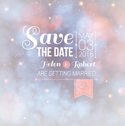 wedding invitation halation background vector background 