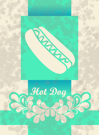 Vintage menu covers vector 04