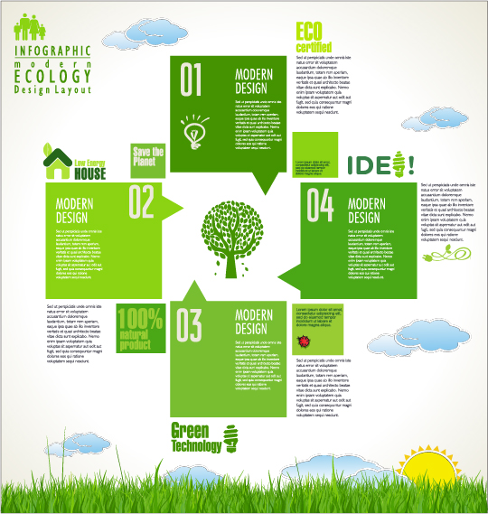 template modern infographics infographic ecology 