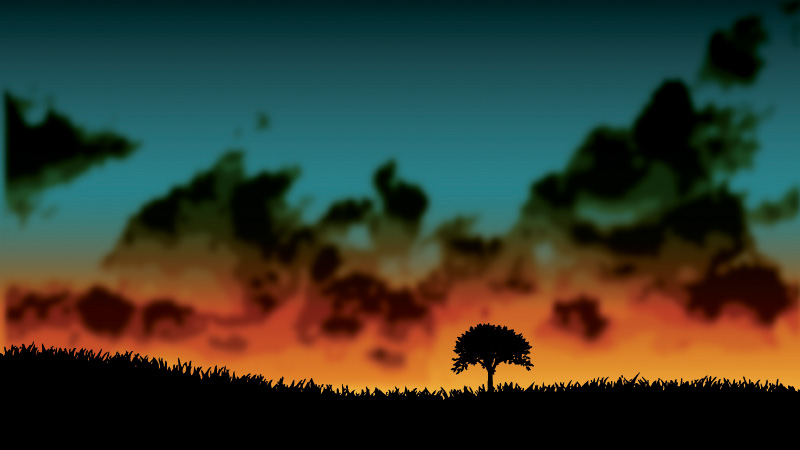 unset beautiful background vector 03 Mountains with sunset beautiful background vector 03