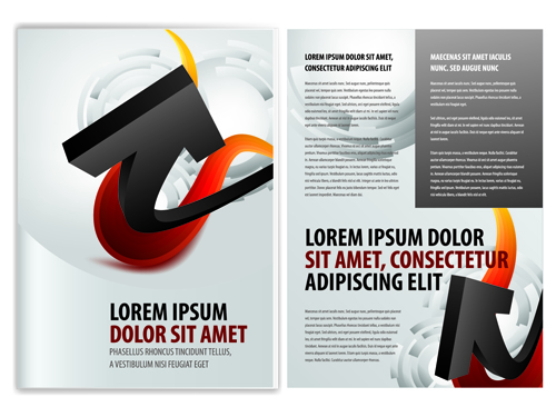 Original Business Brochure cover Vector 01
