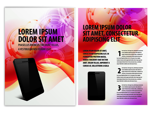 Original Business Brochure cover Vector 03