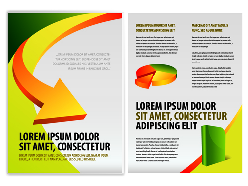 Original Business Brochure cover Vector 04