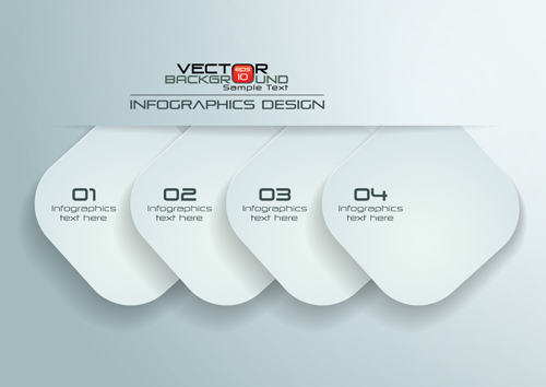Paper Infographics white vector design 10