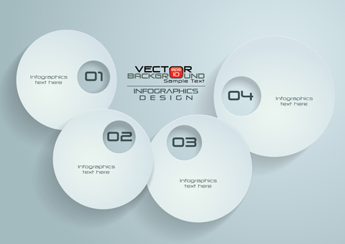 Paper Infographics white vector design 11
