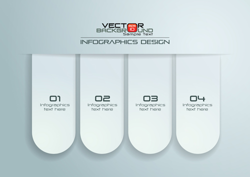 Paper Infographics white vector design 12