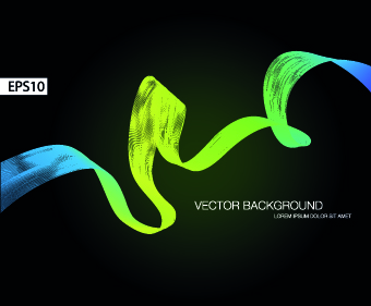 vector background ribbon dynamic background 