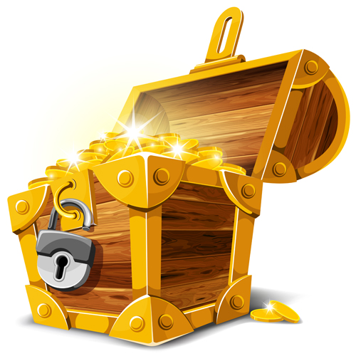 Sparkling Gold vector set 01