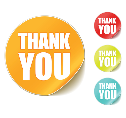 Color discount Stickers design vector graphics 02
