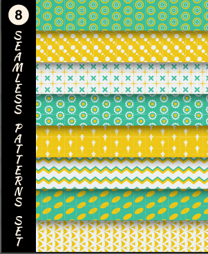 Various decorative seamless pattern vector set 01