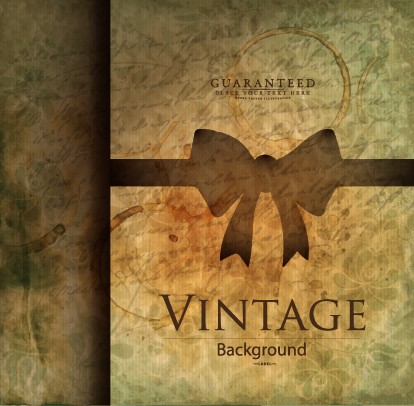 Vintage style grunge vector background set 05
